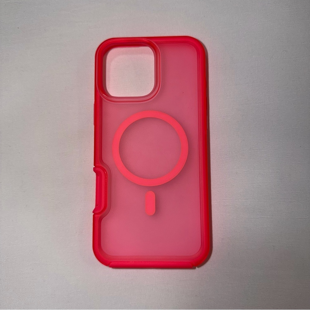 Pink Phone Case with MagSafe Compatibility iPhone 16 pro max